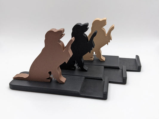 Phone Stand - Retriever (Dog) - maker-AMW