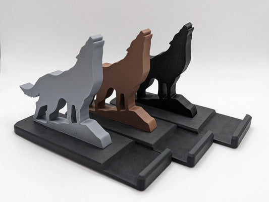 Phone Stand - Wolf - maker-AMW