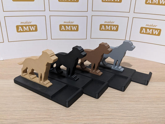 Phone Stand - Staffordshire Bull Terrier (Staffy) (Dog) - Various colours - makerAMW